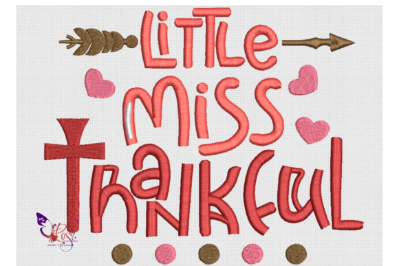 Lil Miss Thankful Embroidery Review